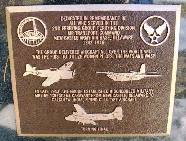 2ND FERRYING GROUP WAR MEMORIAL PLAQUE