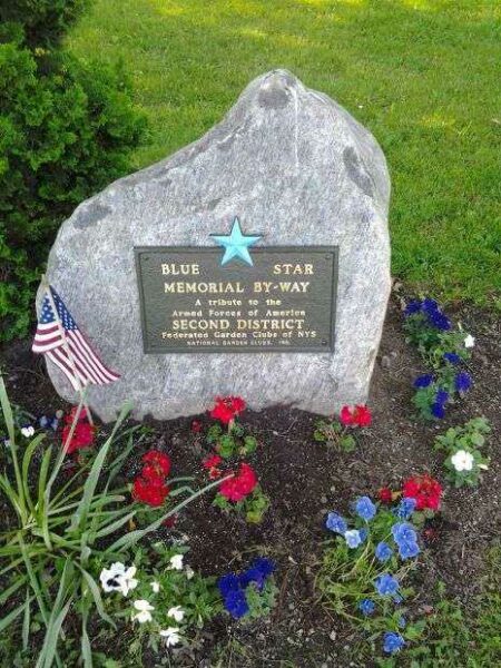 NASSAU COUNTY BLUE STAR MEMORIAL BY- WAY PLAQUE