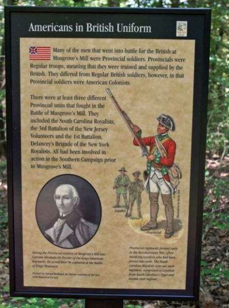 AMERICANS IN BRITISH UNIFORM MEMORIAL PANEL