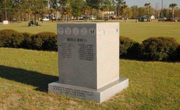 BARNWELL SCHOOL DISTRICT #45 WAR MEMORIAL SIDE A