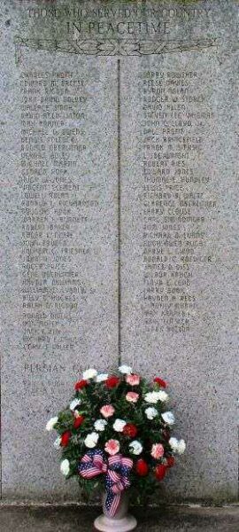 VENEDOCIA WAR VETERANS MEMORIAL HONOR ROLL STONE E