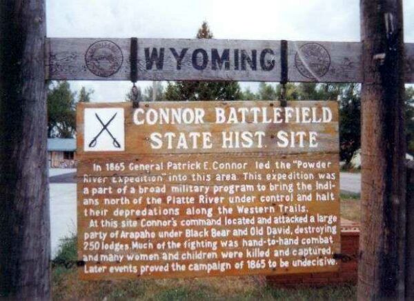 CONNOR BATTLEFIELD STATE HIST. SITE MEMORIAL MARKER