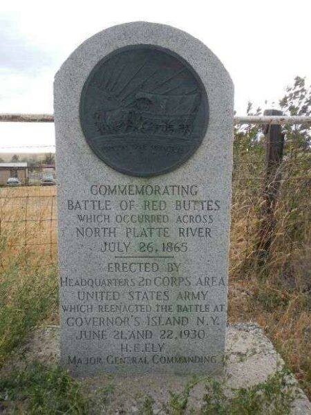 BATTLE OF RED BUTTES WAR MEMORIAL