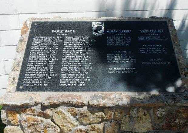 SARATOGA WAR VETERANS MEMORIAL