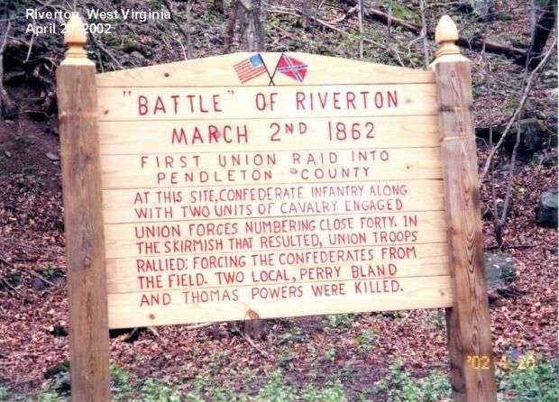 BATTLE OF RIVERTON WAR MEMORIAL MARKER