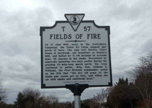 FIELDS OF FIRE WAR MEMORIAL MARKER