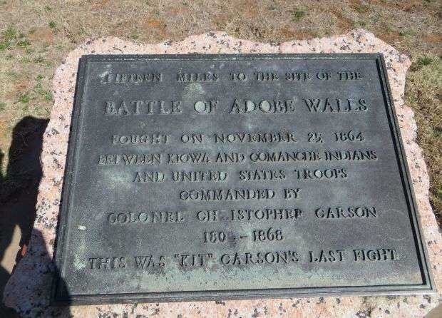 BATTLE OF ADOBE WALLS WAR MEMORIAL