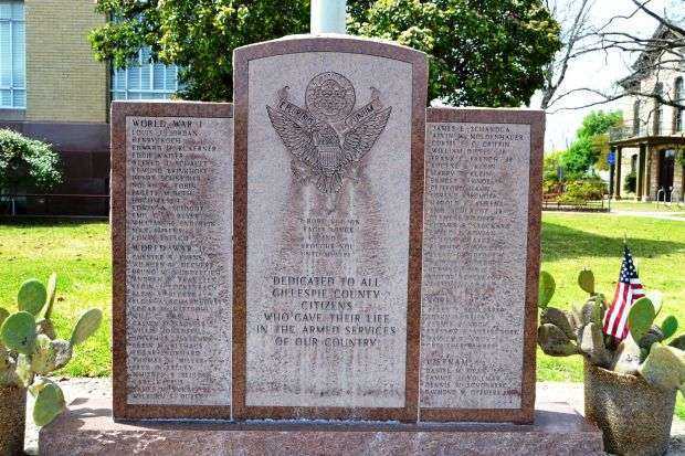 GILLESPIE COUNTY WAR VETERANS MEMORIAL