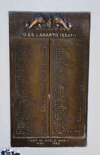 U.S. SUBMARINE VETERANS W.W. II NATIONAL MEMORIAL WEST PLAQUE 60