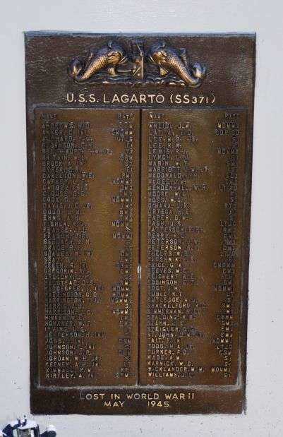 U.S. SUBMARINE VETERANS W.W. II NATIONAL MEMORIAL WEST PLAQUE 60
