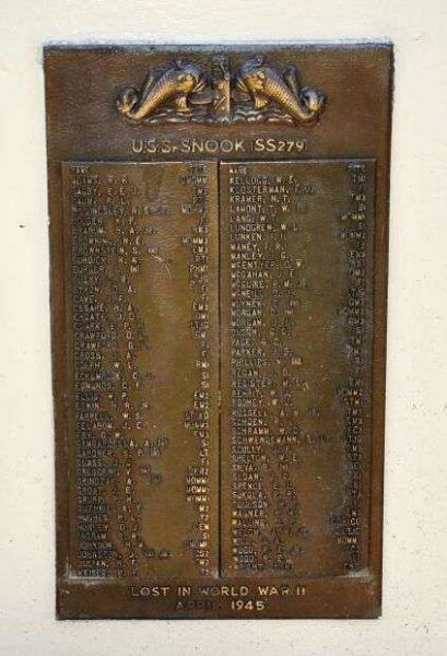 U.S. SUBMARINE VETERANS W.W. II NATIONAL MEMORIAL WEST PLAQUE 59