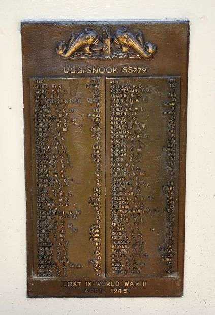 U.S. SUBMARINE VETERANS W.W. II NATIONAL MEMORIAL WEST PLAQUE 59