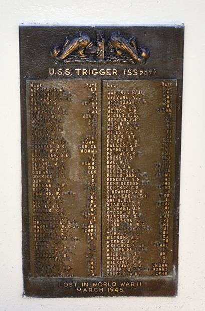 U.S. SUBMARINE VETERANS W.W. II NATIONAL MEMORIAL WEST PLAQUE 58