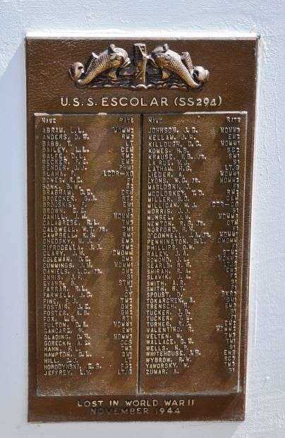 U.S. SUBMARINE VETERANS W.W. II NATIONAL MEMORIAL WEST PLAQUE 51
