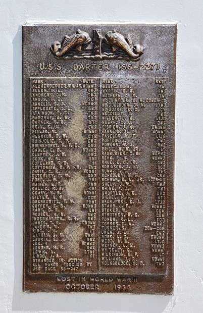 U.S. SUBMARINE VETERANS W.W. II NATIONAL MEMORIAL WEST PLAQUE 48