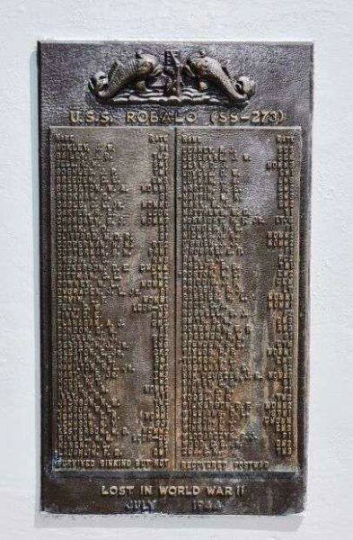U.S. SUBMARINE VETERANS W.W. II NATIONAL MEMORIAL WEST PLAQUE 44