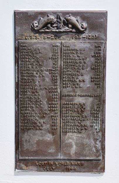 U.S. SUBMARINE VETERANS W.W. II NATIONAL MEMORIAL WEST PLAQUE 43