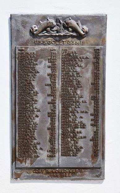 U.S. SUBMARINE VETERANS W.W. II NATIONAL MEMORIAL WEST PLAQUE 42