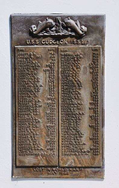 U.S. SUBMARINE VETERANS W.W. II NATIONAL MEMORIAL WEST PLAQUE 40