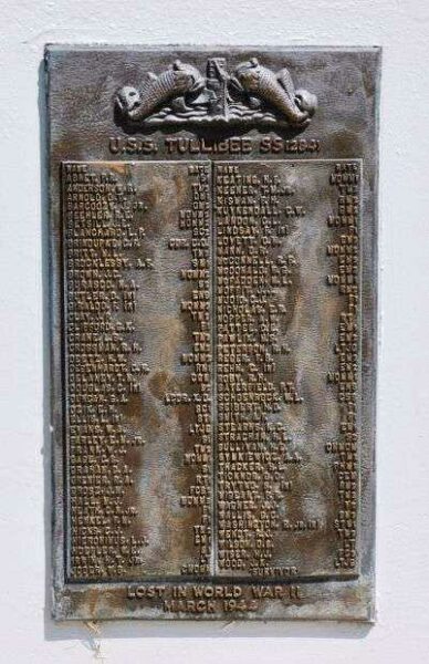 U.S. SUBMARINE VETERANS W.W. II NATIONAL MEMORIAL WEST PLAQUE 39