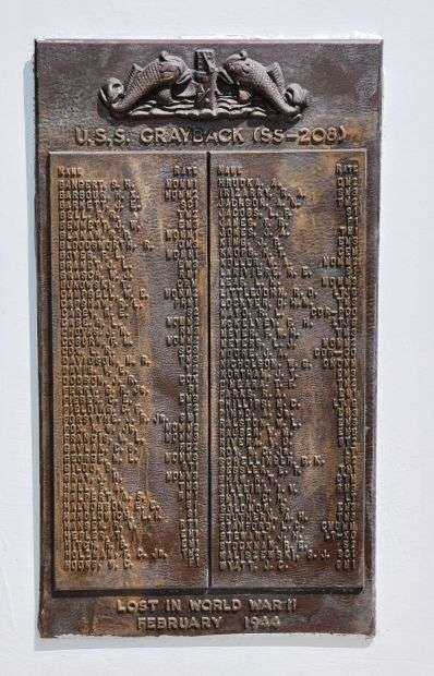 U.S. SUBMARINE VETERANS W.W. II NATIONAL MEMORIAL WEST PLAQUE 37