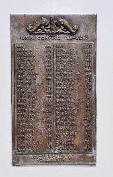 U.S. SUBMARINE VETERANS W.W. II NATIONAL MEMORIAL WEST PLAQUE 33