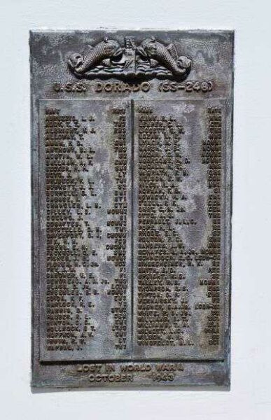 U.S. SUBMARINE VETERANS W.W. II NATIONAL MEMORIAL WEST PLAQUE 31