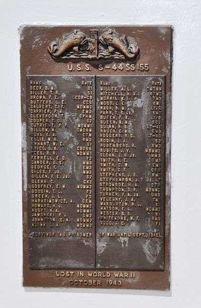 U.S. SUBMARINE VETERANS W.W. II NATIONAL MEMORIAL WEST PLAQUE 30