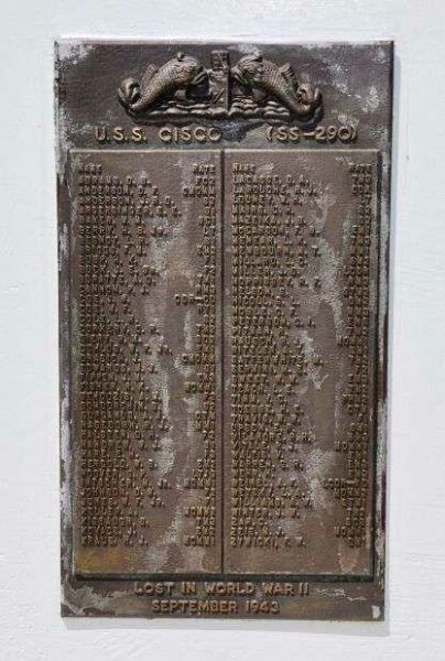 U.S. SUBMARINE VETERANS W.W. II NATIONAL MEMORIAL WEST PLAQUE 29