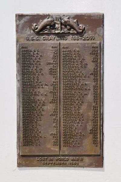 U.S. SUBMARINE VETERANS W.W. II NATIONAL MEMORIAL WEST PLAQUE 28