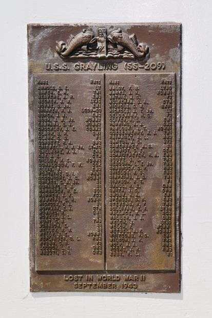 U.S. SUBMARINE VETERANS W.W. II NATIONAL MEMORIAL WEST PLAQUE 28