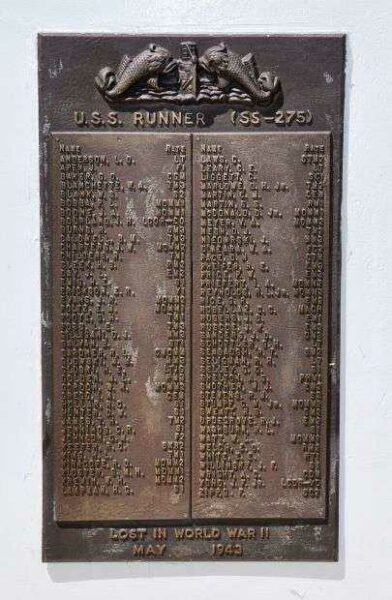 U.S. SUBMARINE VETERANS W.W. II NATIONAL MEMORIAL WEST PLAQUE 25