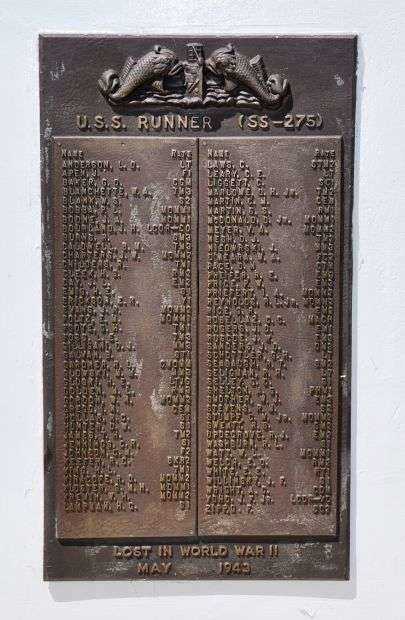 U.S. SUBMARINE VETERANS W.W. II NATIONAL MEMORIAL WEST PLAQUE 25