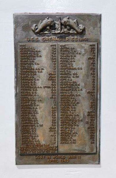 U.S. SUBMARINE VETERANS W.W. II NATIONAL MEMORIAL WEST PLAQUE 24