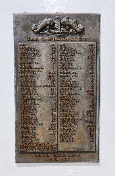 U.S. SUBMARINE VETERANS W.W. II NATIONAL MEMORIAL WEST PLAQUE 24