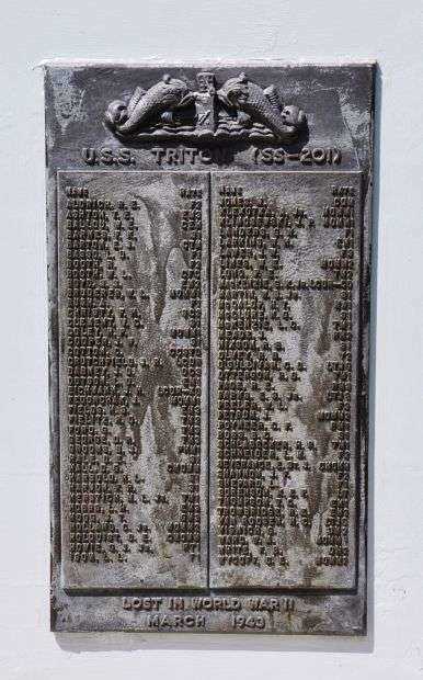 U.S. SUBMARINE VETERANS W.W. II NATIONAL MEMORIAL WEST PLAQUE 22