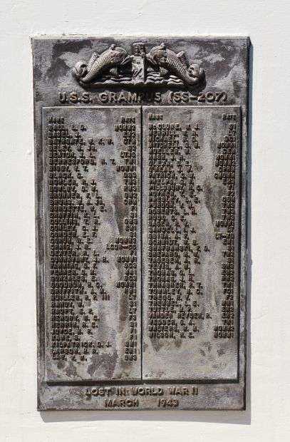 U.S. SUBMARINE VETERANS W.W. II NATIONAL MEMORIAL WEST PLAQUE 21