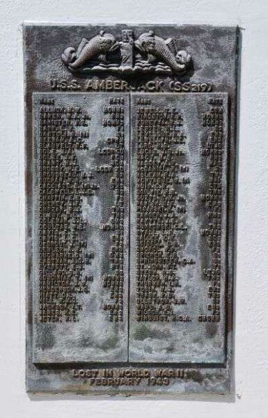 U.S. SUBMARINE VETERANS W.W. II NATIONAL MEMORIAL WEST PLAQUE 20