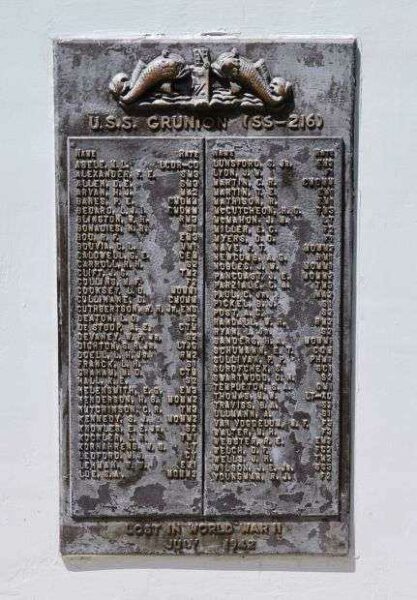 U.S. SUBMARINE VETERANS W.W. II NATIONAL MEMORIAL WEST PLAQUE 18