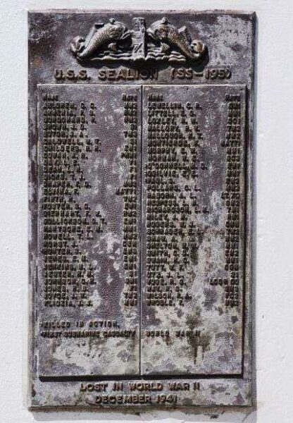 U.S. SUBMARINE VETERANS W.W. II NATIONAL MEMORIAL WEST PLAQUE 11