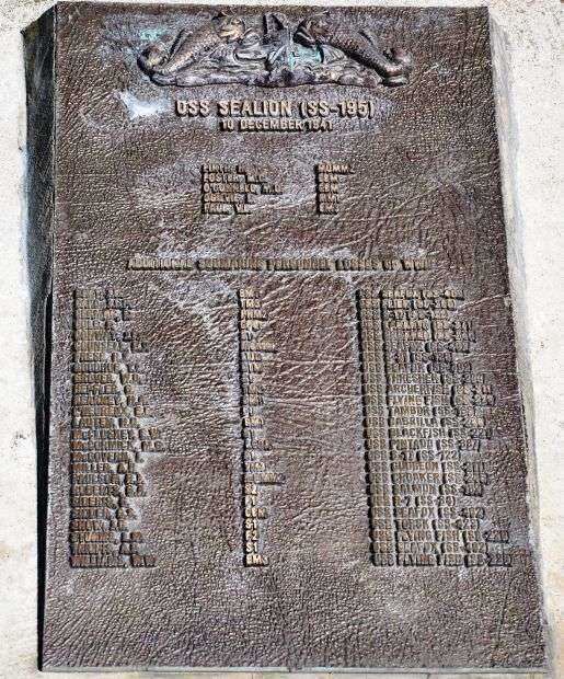 U.S. SUBMARINE VETERANS W.W. II NATIONAL MEMORIAL WEST PLAQUE 10