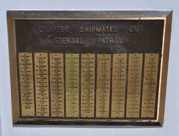U.S. SUBMARINE VETERANS W.W. II NATIONAL MEMORIAL WEST PLAQUE 6
