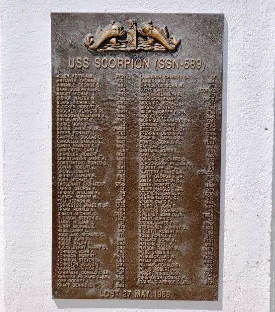 U.S. SUBMARINE VETERANS W.W. II NATIONAL MEMORIAL WEST PLAQUE 4