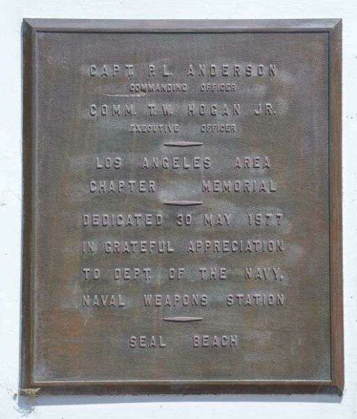 U.S. SUBMARINE VETERANS W.W. II NATIONAL MEMORIAL WEST PLAQUE 1