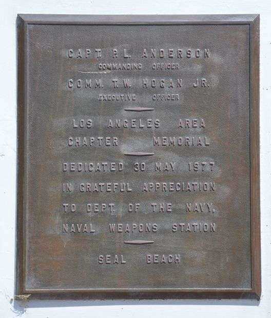 U.S. SUBMARINE VETERANS W.W. II NATIONAL MEMORIAL WEST PLAQUE 1