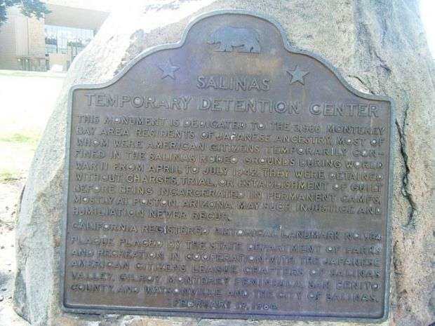 SALINAS TEMPORARY DETENTION CENTER MEMORIAL PLAQUE