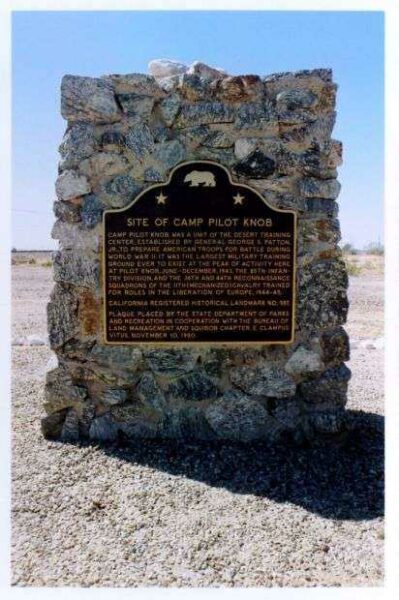 SITE OF CAMP PILOT KNOB WAR MEMORIAL
