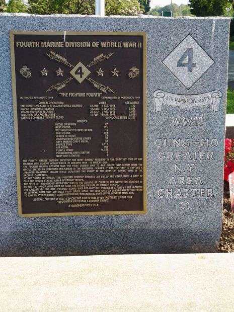 NASSAU COUNTY 4TH MARINE DIVISION WAR MEMORIAL