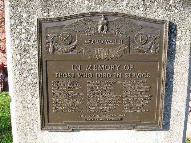 SHELTON WORLD WAR II MEMORIAL