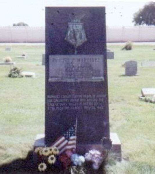 PVT JOE P. MARTINEZ MEDAL OF HONOR GRAVE STONE